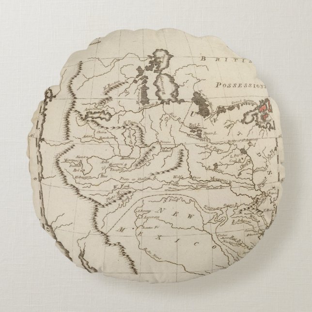 Louisiana 4 round pillow (Front)