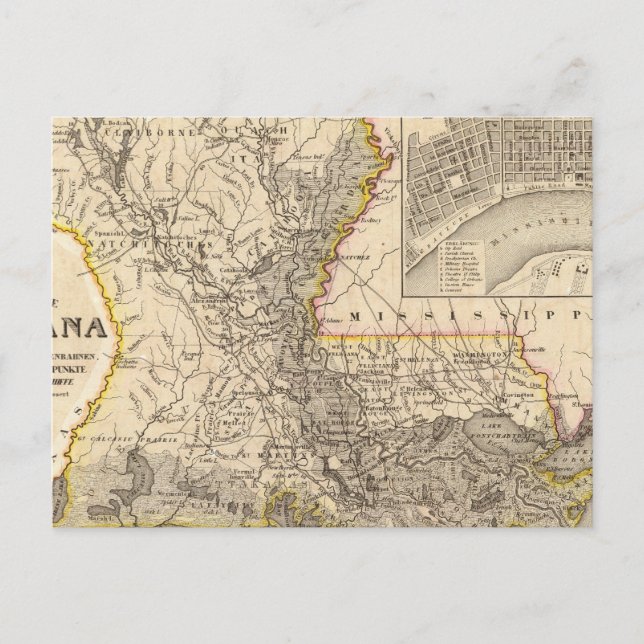 Louisiana 5 postcard (Front)