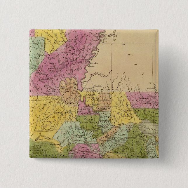 Louisiana 7 button (Front)