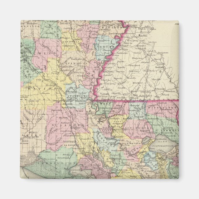 Louisiana 8 magnet (Front)