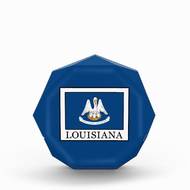 Louisiana Acrylic Award (Front)