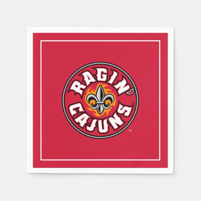 Louisiana at Lafayette Napkins (Front)