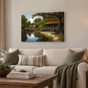 Louisiana Bayou 36x24 Acrylic Wall Art