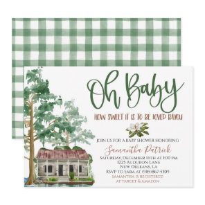 Louisiana Bayou Baby Shower Invitation
