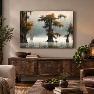 Louisiana Bayou Gallery Wrap 36x24