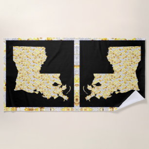 LOUISIANA BEACH TOWEL