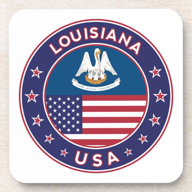 Louisiana Beverage Coaster (Front)