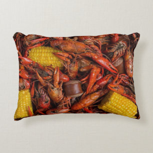 Louisiana Boiled Crawfish, New Orleans, Funny Accent Pillow