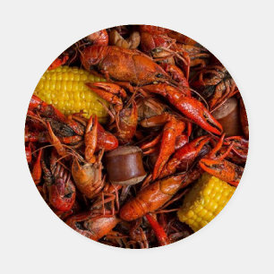 Louisiana Boiled Crawfish, New Orleans, Funny Coaster Set