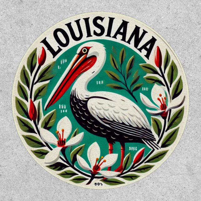 Louisiana Brown pelican State Bird                 Patch (Front)