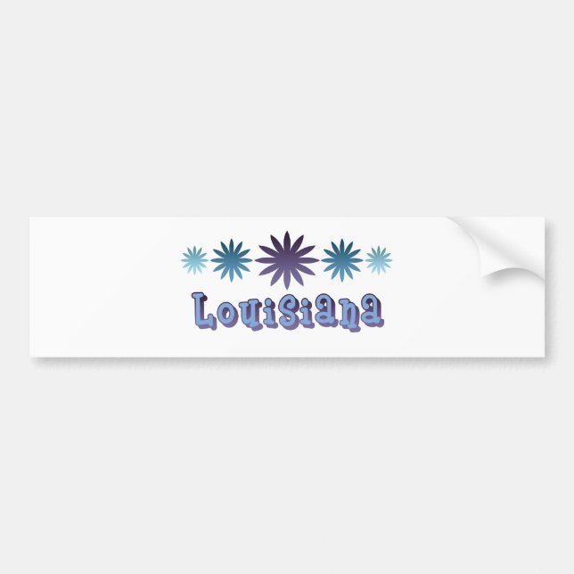 Louisiana Bumper Sticker (Front)