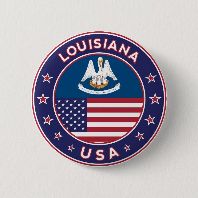 Louisiana Button (Front)