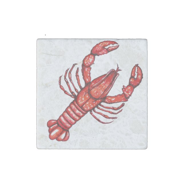 Louisiana Cajun Crawfish Stone Magnet (First Magnet)