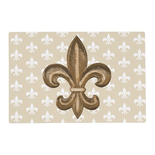 Louisiana Cajun French Fleur De Lis Placemat Zazzle Louisiana Cajun French Fleur De Lis Placemat