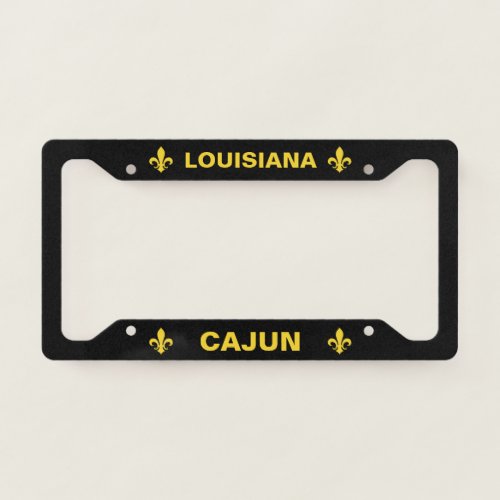 Louisiana Cajun License Plate Frame
