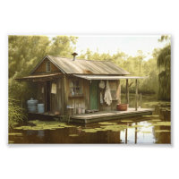 Louisiana, Cajun Swamp, Boathouse, Swamp, NOLA