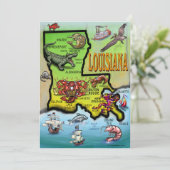 Louisiana Card (Standing Front)