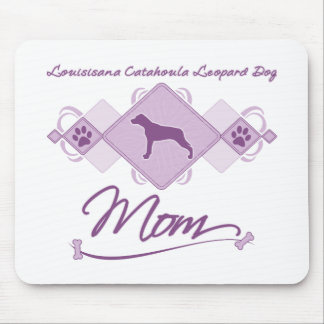 Louisiana Catahoula Leopard Dog Mom Mouse Pad