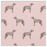 louisiana catahoula leopard dog pink fabric