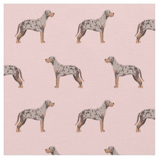 louisiana catahoula leopard dog pink fabric