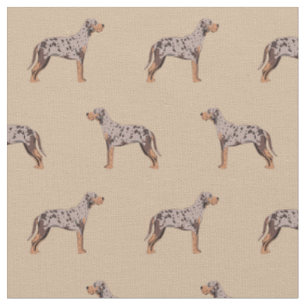 louisiana catahoula leopard dog tan fabric