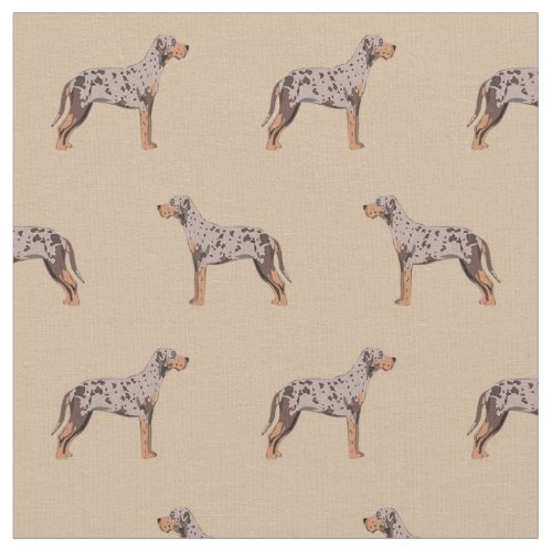 louisiana catahoula leopard dog tan fabric