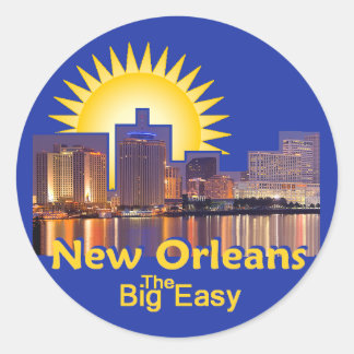 LOUISIANA CLASSIC ROUND STICKER