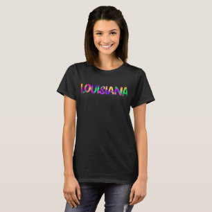Louisiana Colors of Madi Gras and Spicy Food T-Shirt