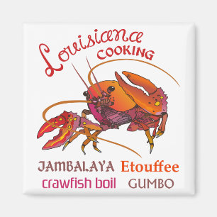 Louisiana Cooking Magnet