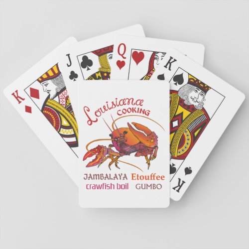 Louisiana Cooking Poker Cards