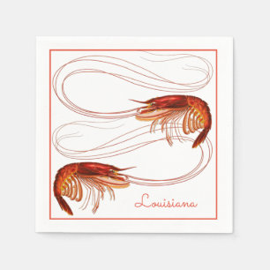 Louisiana Crayfish Napkins
