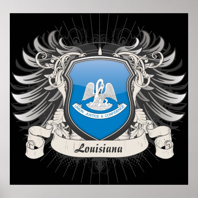 Louisiana Crest Poster (Front)