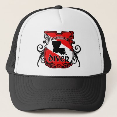 Louisiana Diver Trucker Hat