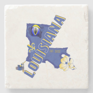 Louisiana Drink Coaster