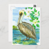 Louisiana Eastern Brown Pelican State Bird Postcard (Front/Back)