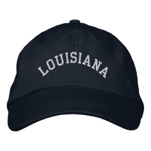Louisiana Embroidered Basic Cap Navy Blue