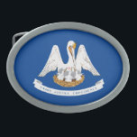 Louisiana flag belt buckle<br><div class="desc">Flag of the State of Louisiana</div>