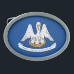 Louisiana flag belt buckle<br><div class="desc">Flag of the State of Louisiana</div>