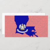 Louisiana Flag Map (Front/Back)
