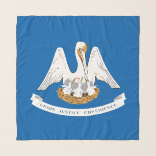 Louisiana flag scarf