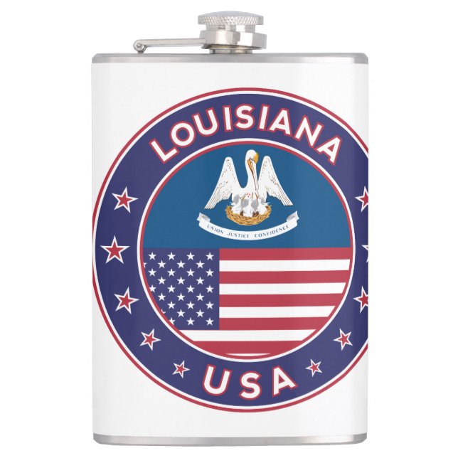 Louisiana Flask (Front)