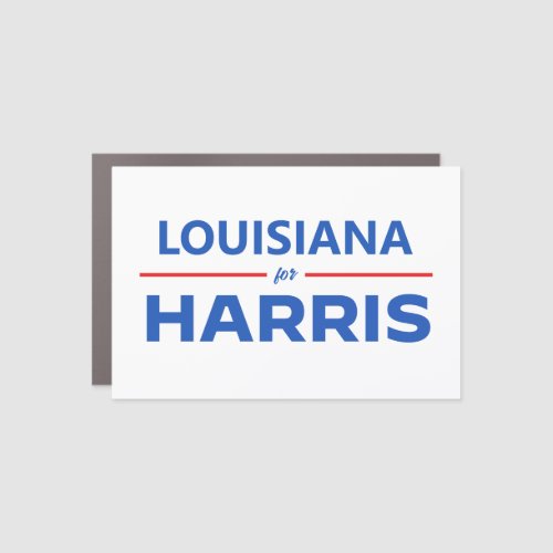 Louisiana for Kamala Harris Car Magnet