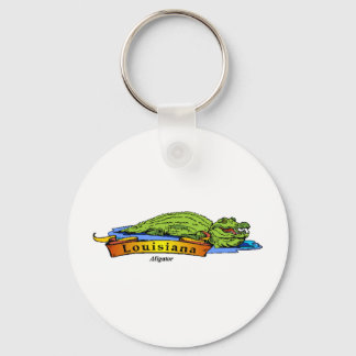 Louisiana Gator Keychain
