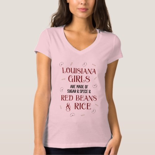 Louisiana Girls Red Beans  Rice T_Shirt