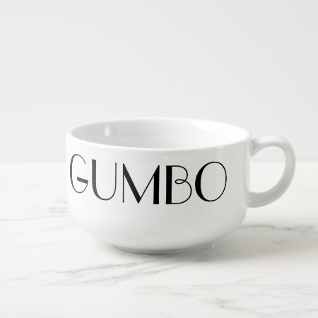Louisiana Gumbo- Custom Soup Mug-bowl Soup Mug