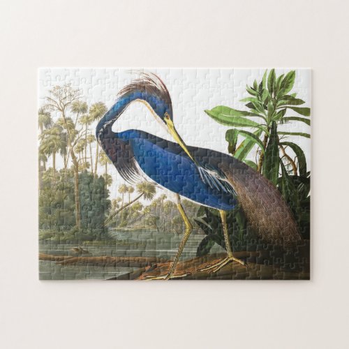 Louisiana Heron by John James Audubon Jigsaw Puzzle