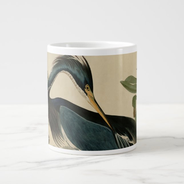 Louisiana Heron Giant Coffee Mug (Front)