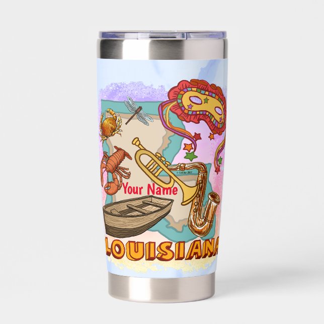 Louisiana Insulated Tumbler (Front)