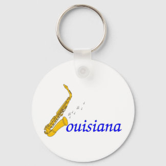louisiana jazz keychain