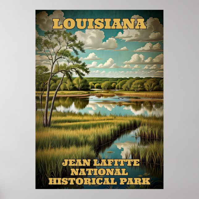 Louisiana Jean Lafitte national historical park 3 Poster (Front)